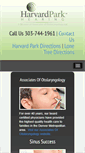 Mobile Screenshot of harvardparkhearing.com